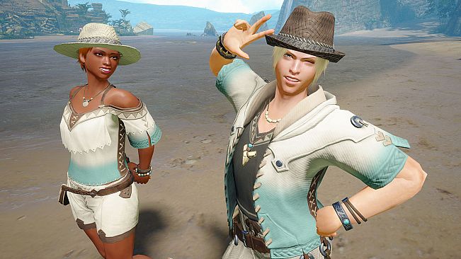 Monster Hunter Rise - "Summer Pants" Hunter layered armor piece