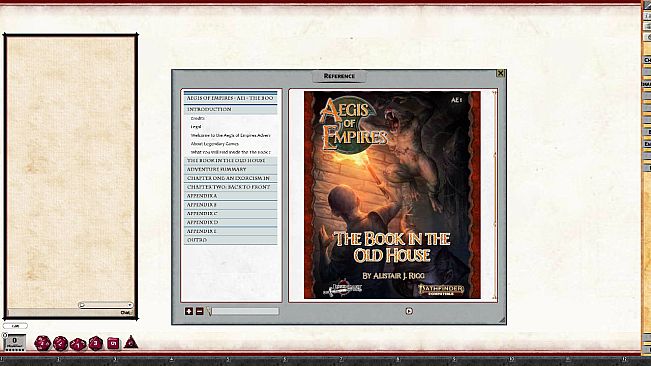Fantasy Grounds - Aegis of Empires 1: The Book in the Old House