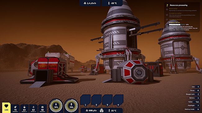 687 Days on Mars - First Steps