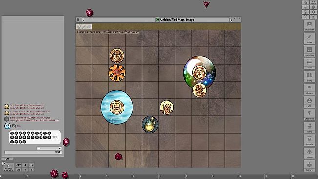 Fantasy Grounds - Battle Runes 1 Spell Effect Tokens (Token Pack)