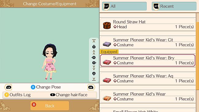 Frontier Summer Clothes Set - WorldNeverland - Daily Life in the Elnea Kingdom - Another Life Adventure