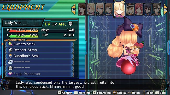 Hyperdevotion Noire: Ultimate Lady Wac Set