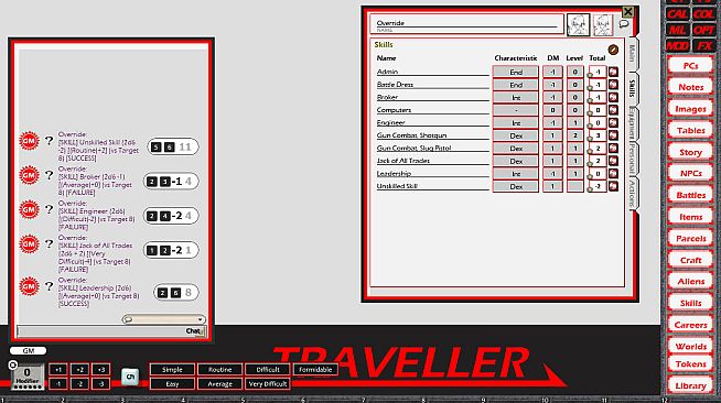 Fantasy Grounds - Traveller Mongoose 1E Ruleset (Traveller 1E Mongoose)