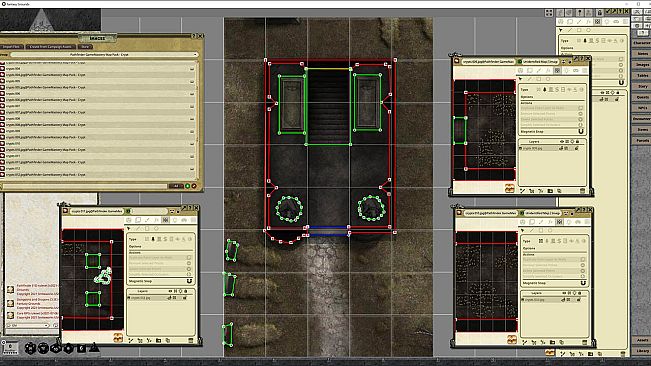 Fantasy Grounds - Pathfinder RPG - GameMastery Map Pack: Crypts