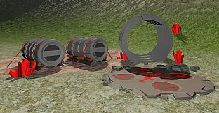 GameGuru MAX Low Poly Mini Kit - Sci-Fi Portals