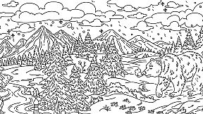 100 Cats Lost in Turkey Find & Color