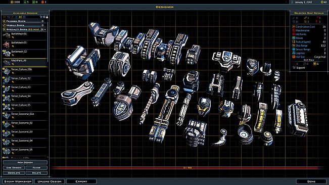 Galactic Civilizations III - Mech Parts Kit DLC
