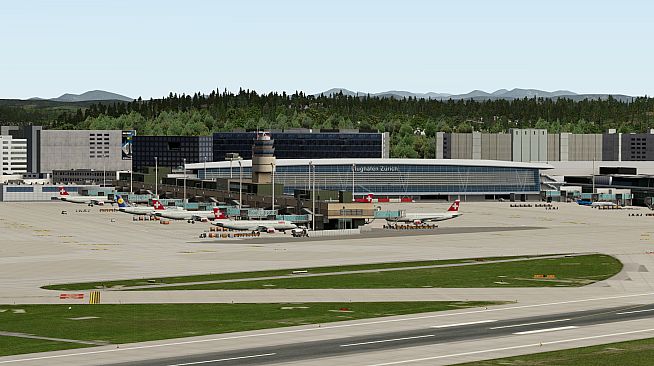 X-Plane 11 - Add-on: Aerosoft - Airport Zurich V2