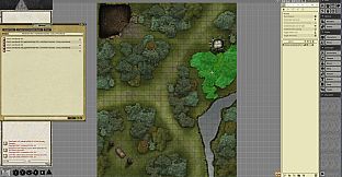 Fantasy Grounds - Pathfinder RPG - Pathfinder Flip-Mat - Classic Woodlands