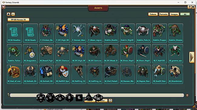 Fantasy Grounds - Devin Night Pack 185: Heroic Characters 36