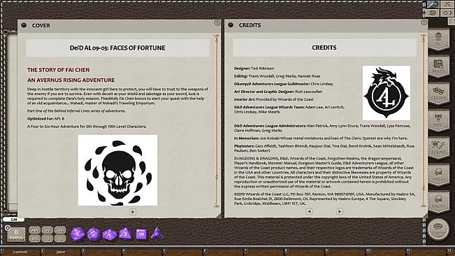 Fantasy Grounds - D&D Adventurer's League 09-05 Faces of Fortune: the Story of Fai Chen