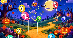 123 Halloween Early Learning Games for Kids, Toddlers, Babies 1+