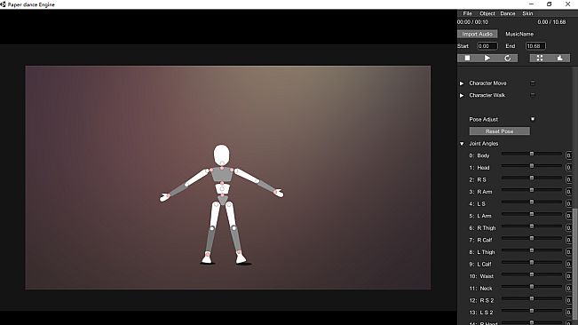 Paper dance Engine