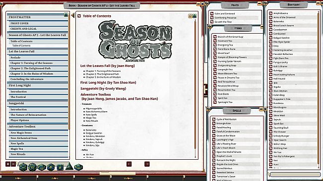 Fantasy Grounds - Pathfinder 2 RPG - Season of Ghosts AP 2: Let the Leaves Fall