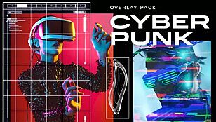 Movavi Video Suite 2024 - Cyberpunk Overlay Pack