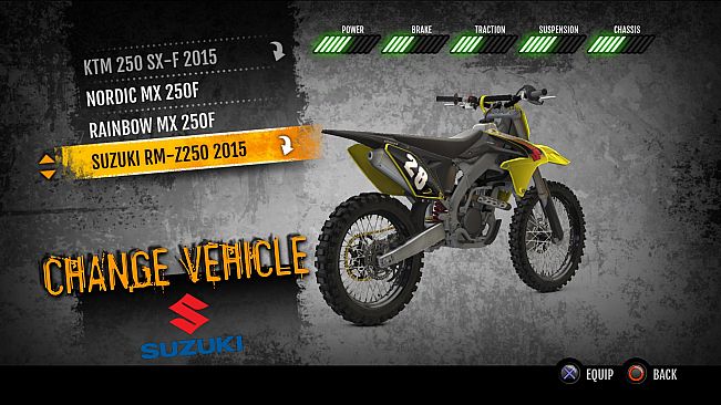 MX vs. ATV Supercross Encore - 2015 Suzuki RMZ250 MX