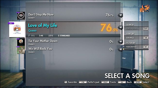 Rocksmith 2014 Edition – Remastered – Queen - “Love of My Life”
