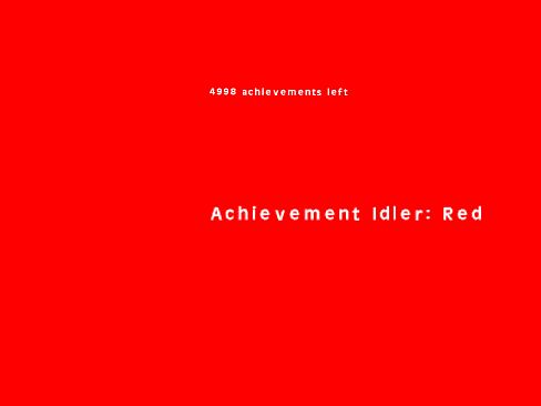 Achievement Idler: Red