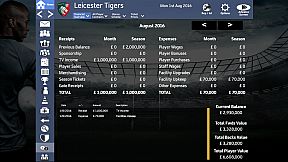 Rugby Union Team Manager 2017