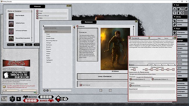 Fantasy Grounds - Paths of Shadow Bundle