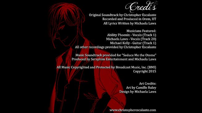 Seduce Me the Otome Music Soundtrack