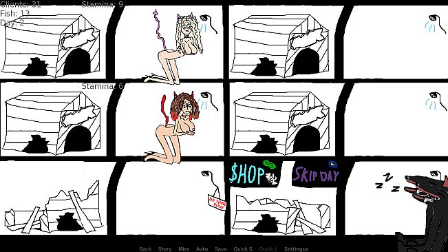 The Adventure of a Tramp - Brothel