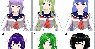 RPG Maker 3D Character Converter - Gee-kun-soft character 09 school uniform 3