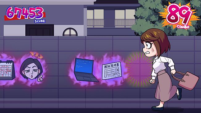 Burnout Inferno Office Girl