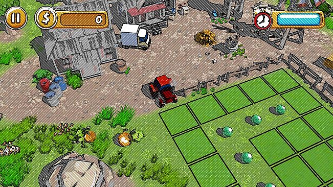 Puzzle Plowing A Field