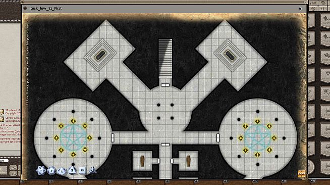 Fantasy Grounds - 0 one's Colorprints #1: Tomb of the Shadow King (Map Pack)