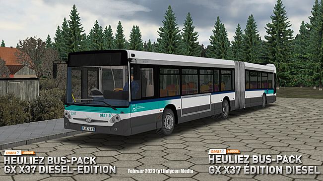 OMSI 2 Add-on Heuliez Bus-Pack GX x37 Diesel-Edition