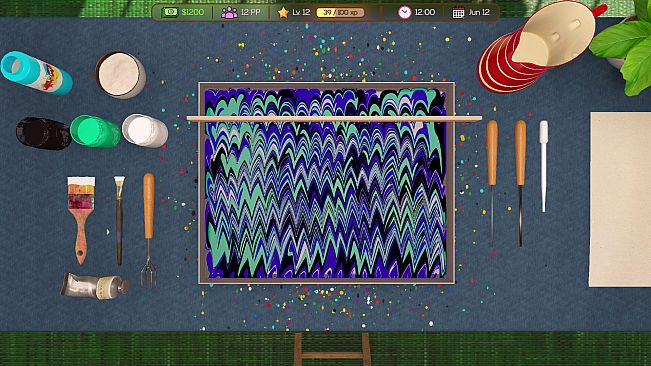 Ebru Artist Simulator