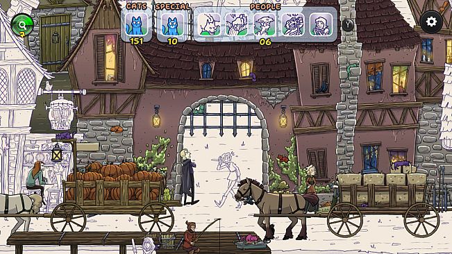 Hidden Cats in Spooky Village