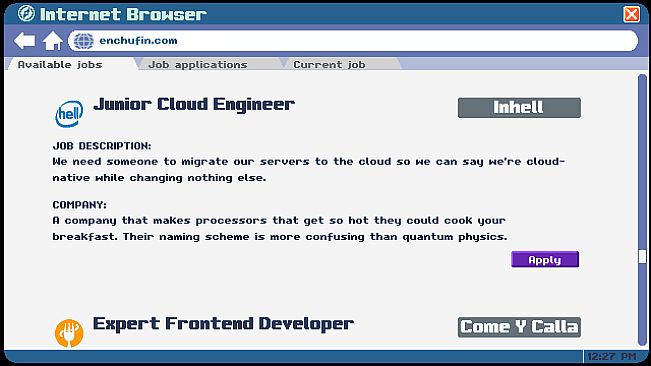 Commitment: Software Developer Life Simulator
