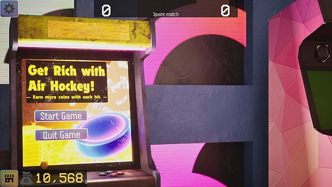 Get Rich with Air Hockey! — Earn more coins with each hit. —