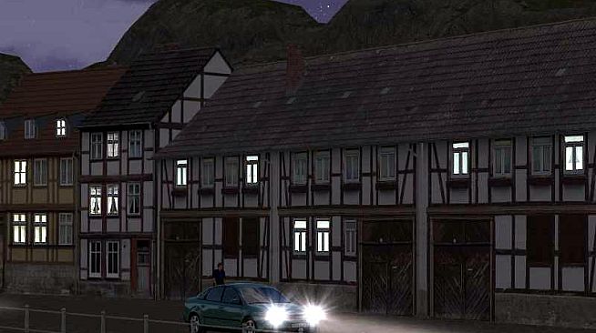 Modelset 1 - Railstation, Houses, Barn