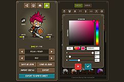 Fantasy Heroes: Character Editor & Sprite Sheet Maker