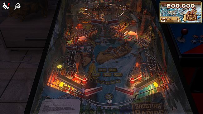 Zaccaria Pinball - Shooting the Rapids Deluxe Pinball Table
