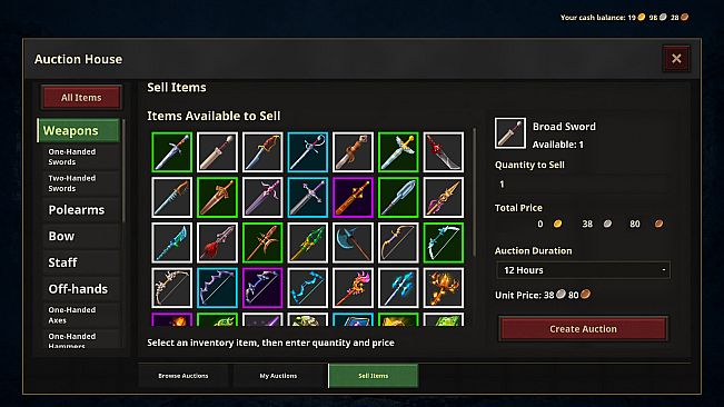 Fantasy Auction House