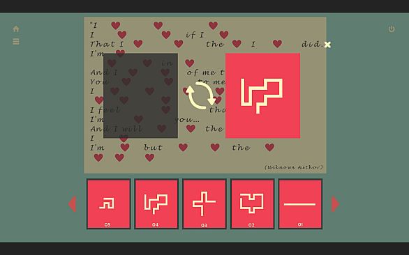 One Line: Letters and Codes