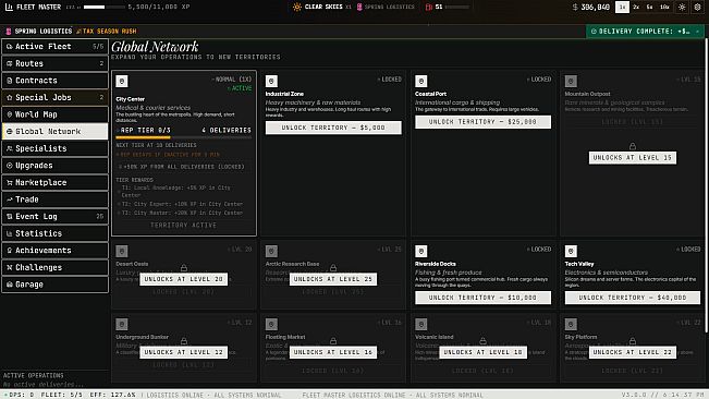 Fleet Manager: Logistics Simulator