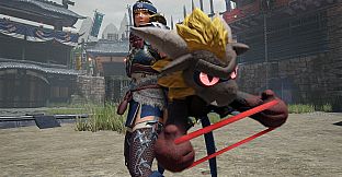 Monster Hunter Rise - "Stuffed Rajang" Hunter layered weapon (Bow)