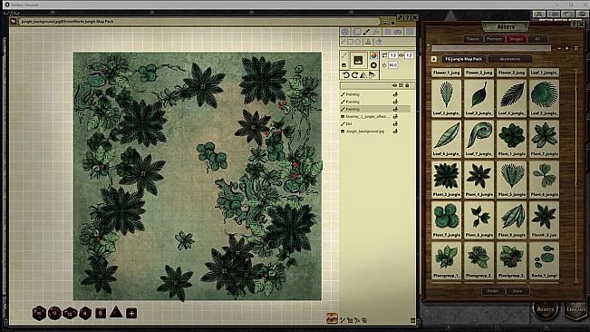Fantasy Grounds - FG Jungle Map Pack