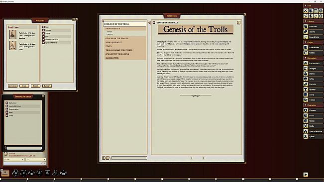 Fantasy Grounds - Lost Lore: Ecology of the troll