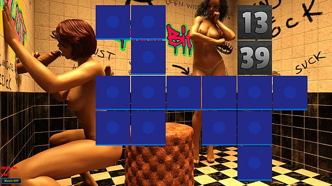 Sexy Memory Puzzle - Gloryhole Girls
