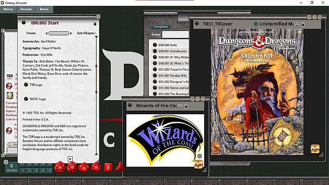 Fantasy Grounds - D&D Classics: Thunder Rift Basic (2E)