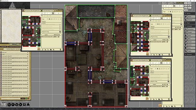 Fantasy Grounds - Pathfinder RPG - Map Pack - Slum Quarter Alleys