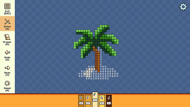Pixel Cross Stitch - Vacations Miniatures Pack