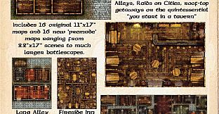 Fantasy Grounds - Maps: Cobblestone City and Inn