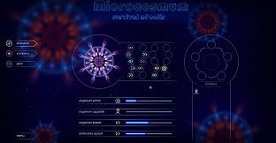 Microcosmum: survival of cells - Colors for organisms